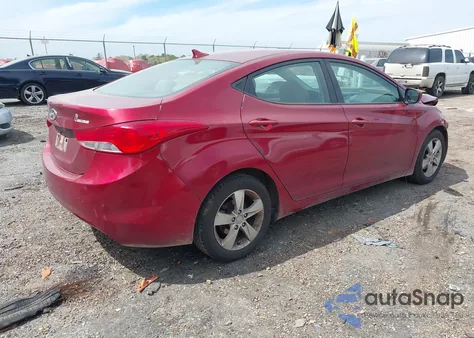 2013 Hyundai Elantra Gls from USA, damaged, VIN 5NPDH4AE7DH419127